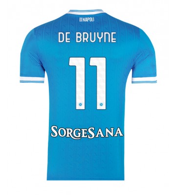 SSC Napoli Kevin De Bruyne #11 Hjemmebanetrøje 2025-26 Kortærmet